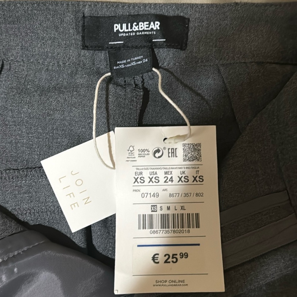 Brand New Pull and Bear grey flare pants.